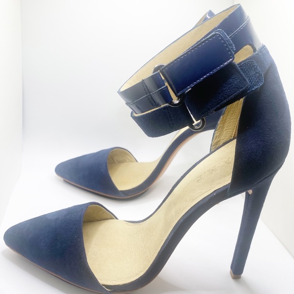 L.A.M.B Navy Blue Oxley II Shoes - Picture 4 of 9